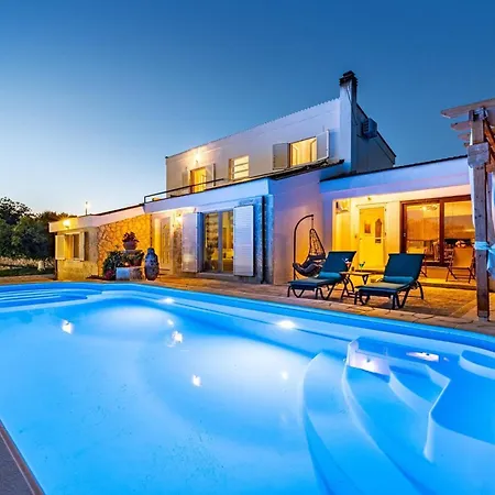 Ferienhaus My Dalmatia - Elia With Private Pool And Panoramic Sea View Zadar