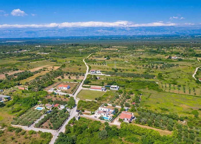 Ferienhaus My Dalmatia - Elia With Private Pool And Panoramic Sea View Zadar