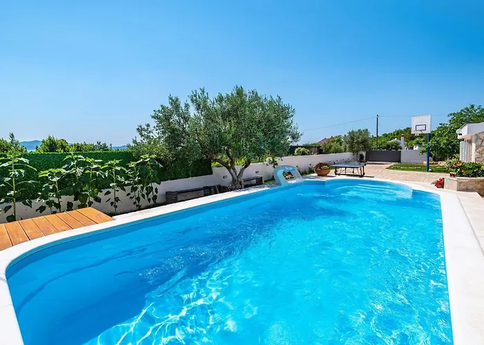 My Dalmatia - Elia With Private Pool And Panoramic Sea View * Zadar