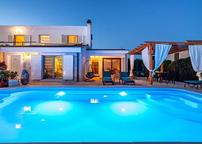 Ferienhaus My Dalmatia - Elia With Private Pool And Panoramic Sea View Zadar