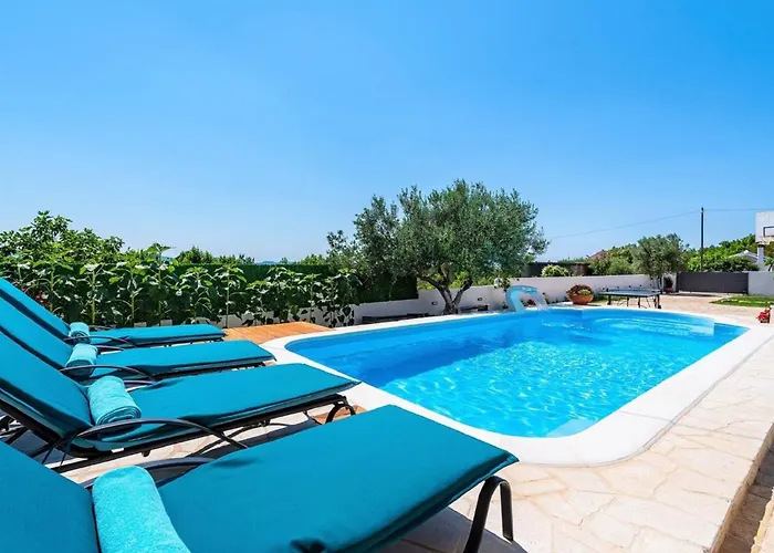 Ferienhaus My Dalmatia - Elia With Private Pool And Panoramic Sea View