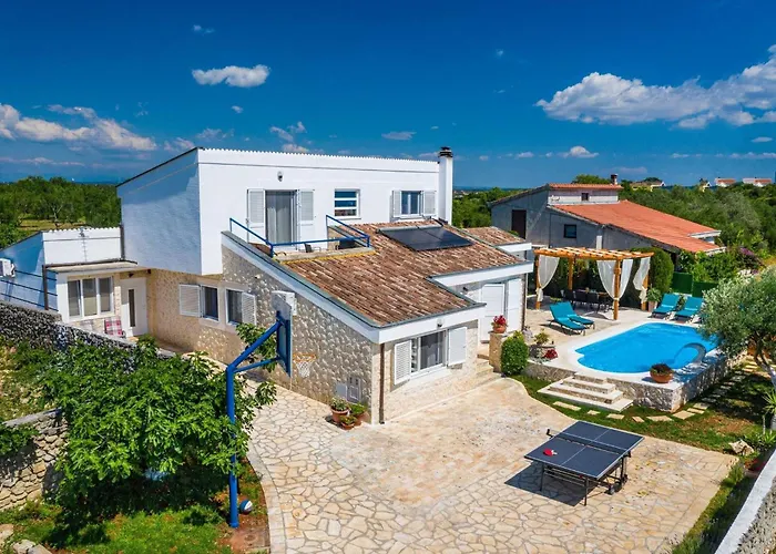 Ferienhaus My Dalmatia - Elia With Private Pool And Panoramic Sea View Zadar