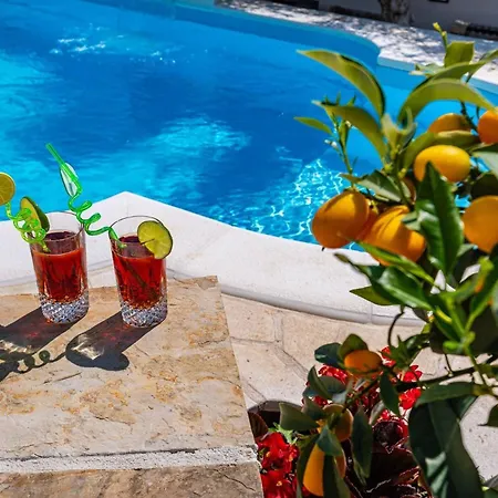 My Dalmatia - Elia With Private Pool And Panoramic Sea View 펜션 자다르