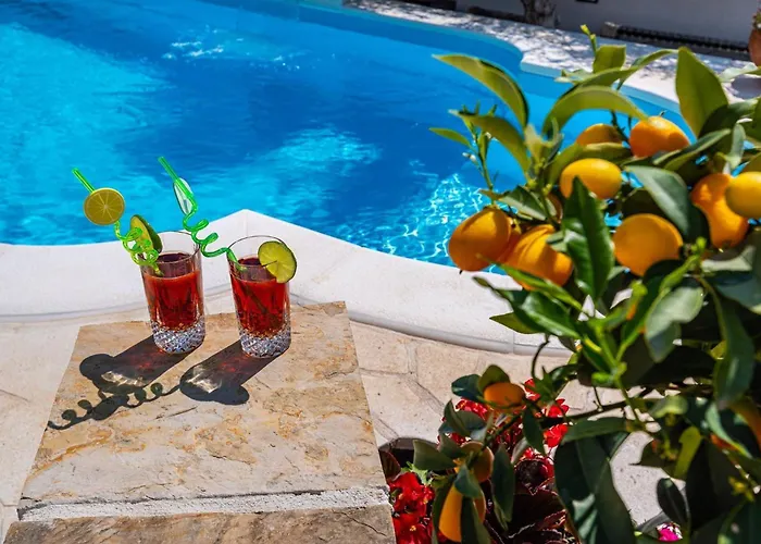 My Dalmatia - Elia With Private Pool And Panoramic Sea View 펜션 자다르